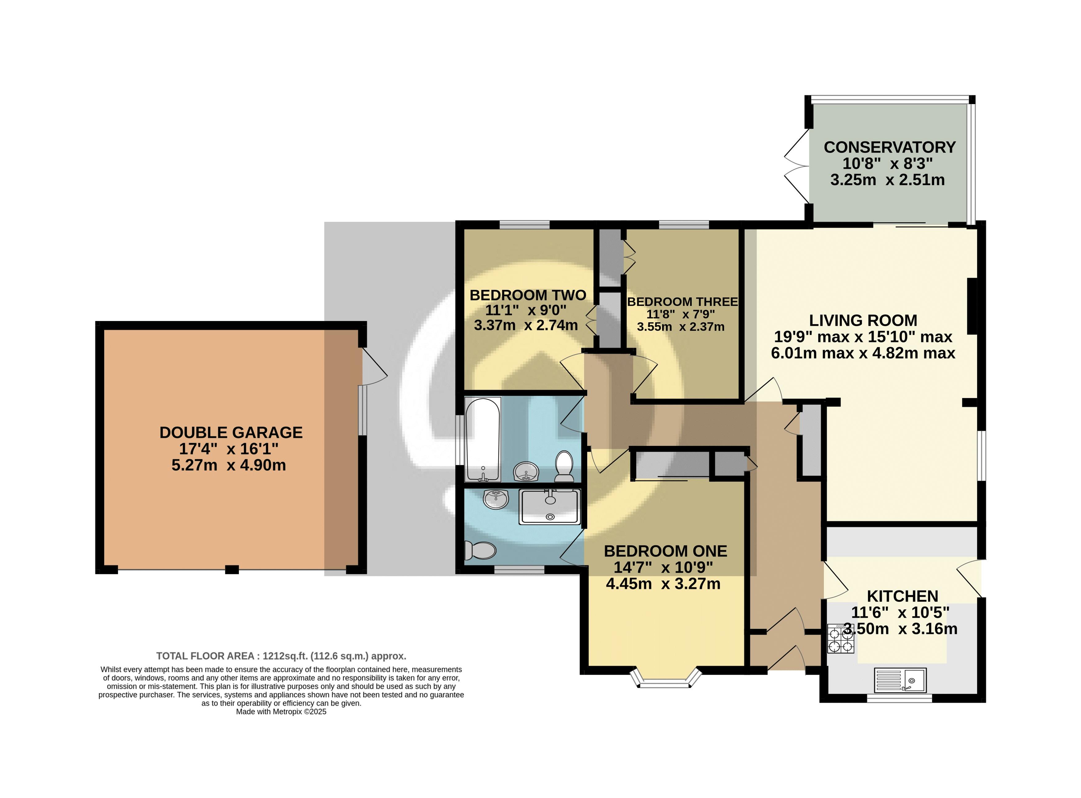 11, Hollies Walk, Bedford floorplan