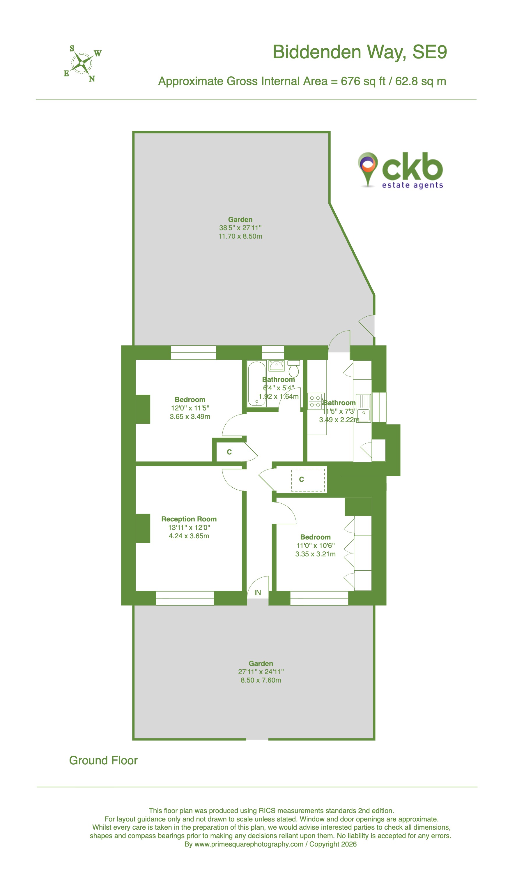 16, Biddenden Way, London floorplan