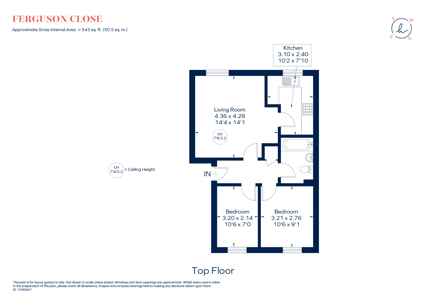 92, Ferguson Close, London floorplan