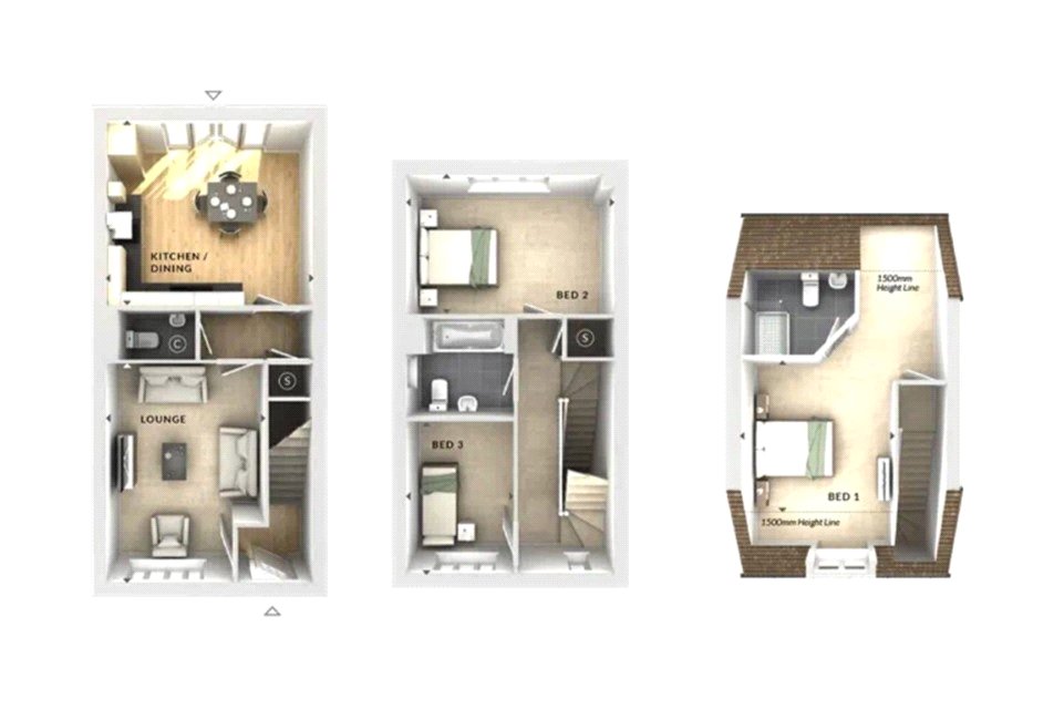 Plot 642 The McArthur,, Bloor Homes At Maplewood Park, Off Winchester Road floorplan