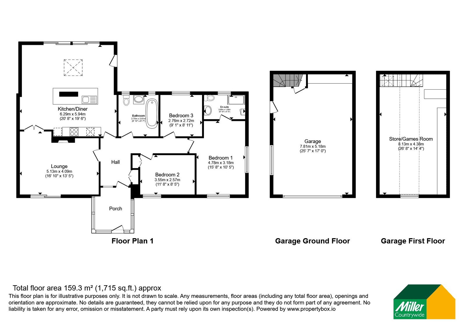 Wyngates,, Horsedowns, Camborne floorplan