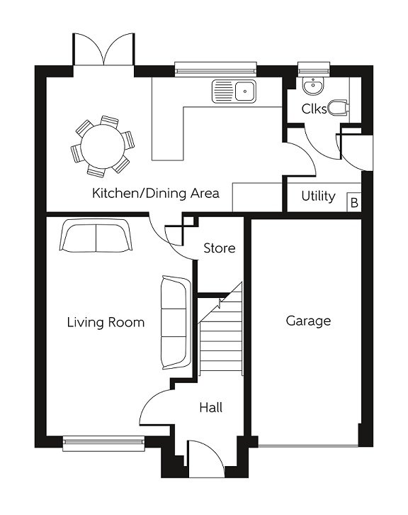 4 bed detached house for sale in Plot 31 The Addingham, Grey Gables