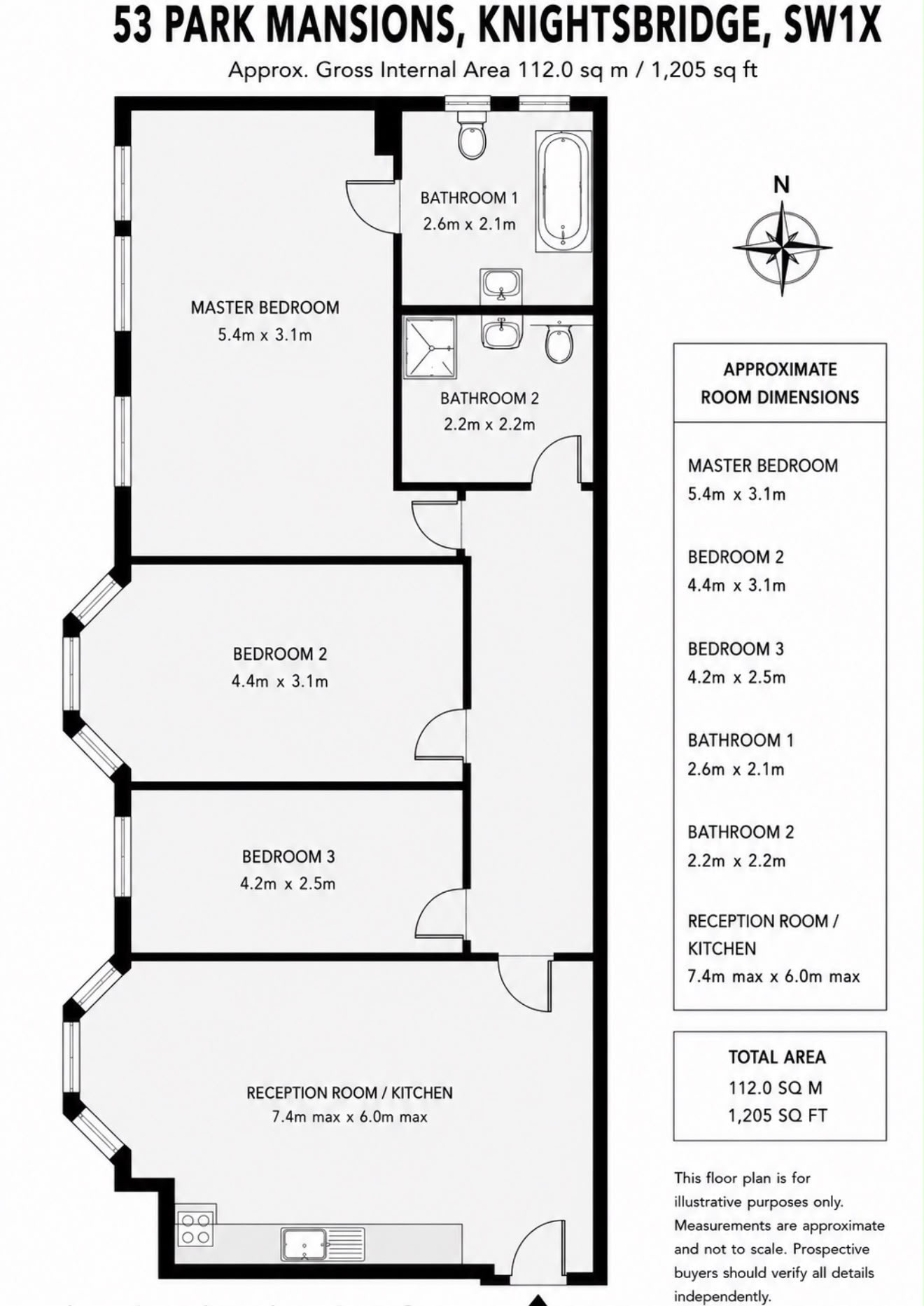 53, London floorplan