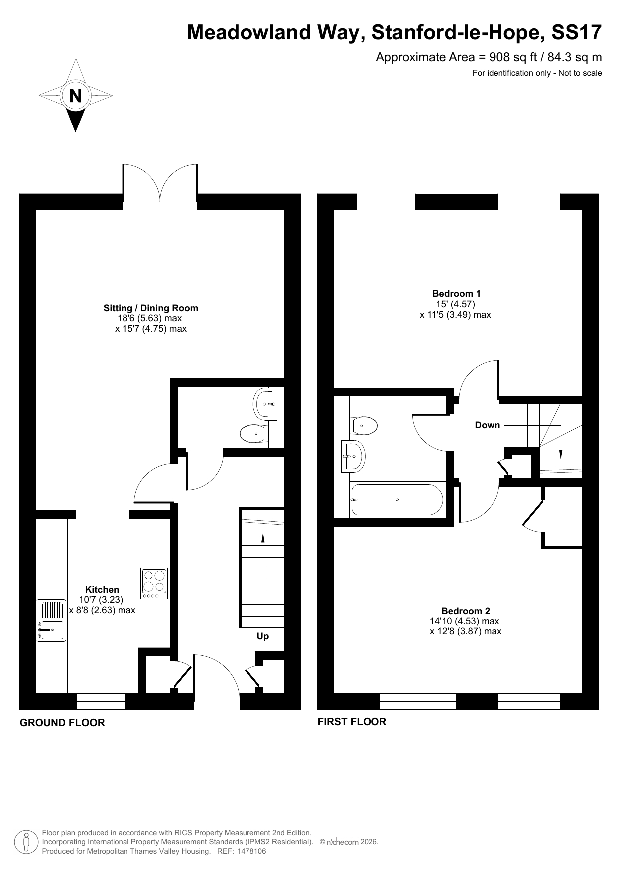 Meadowland Way, Stanford Le Hope floorplan