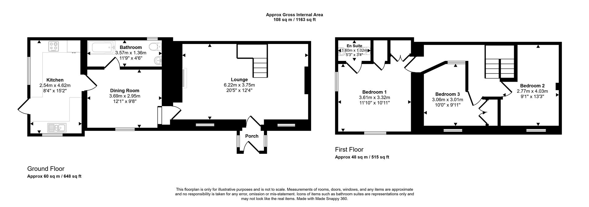 Bridge View Cottage,, Haverfordwest floorplan