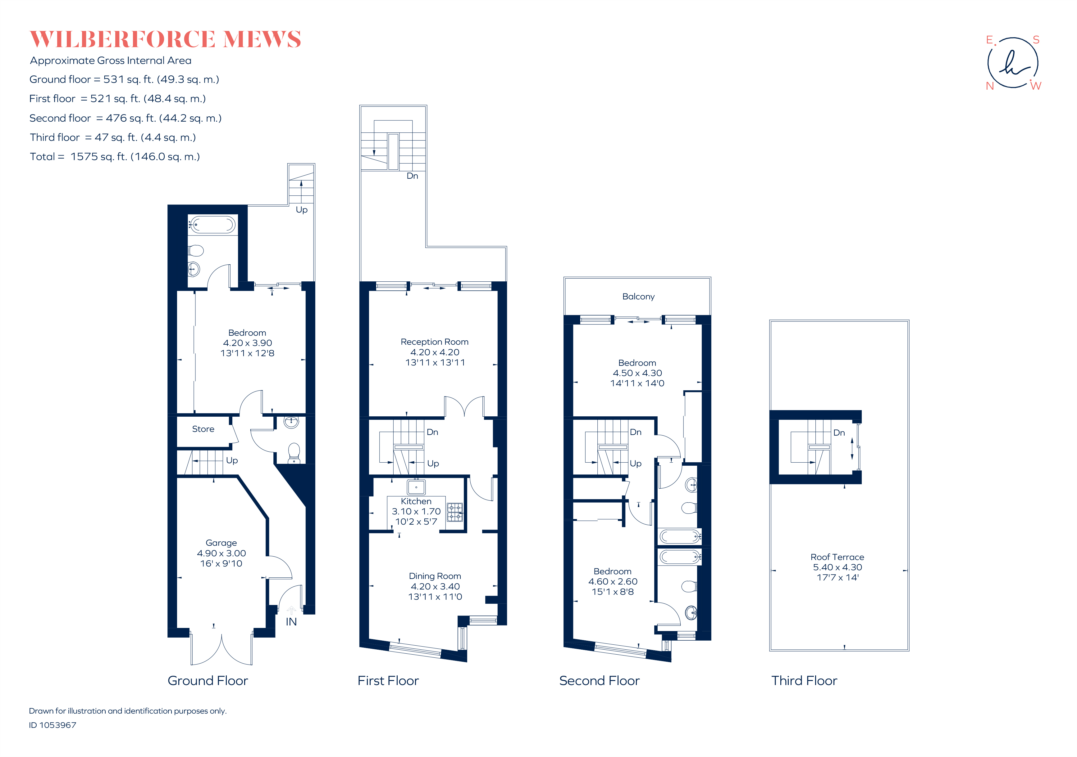Wilberforce Mews, London floorplan