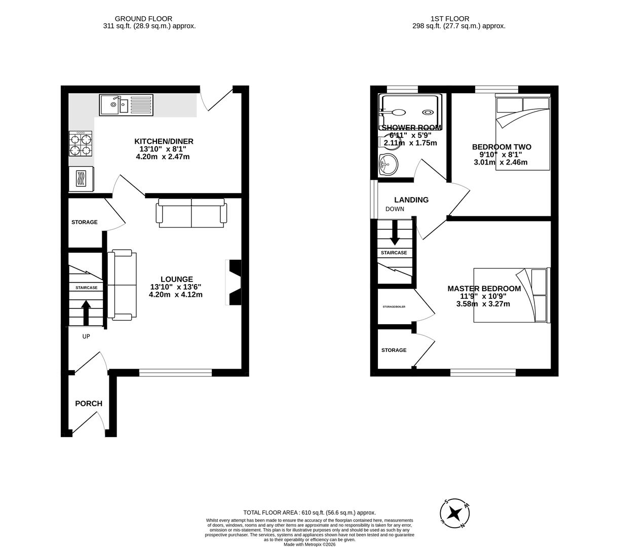 32, Clover Field, Chorley floorplan