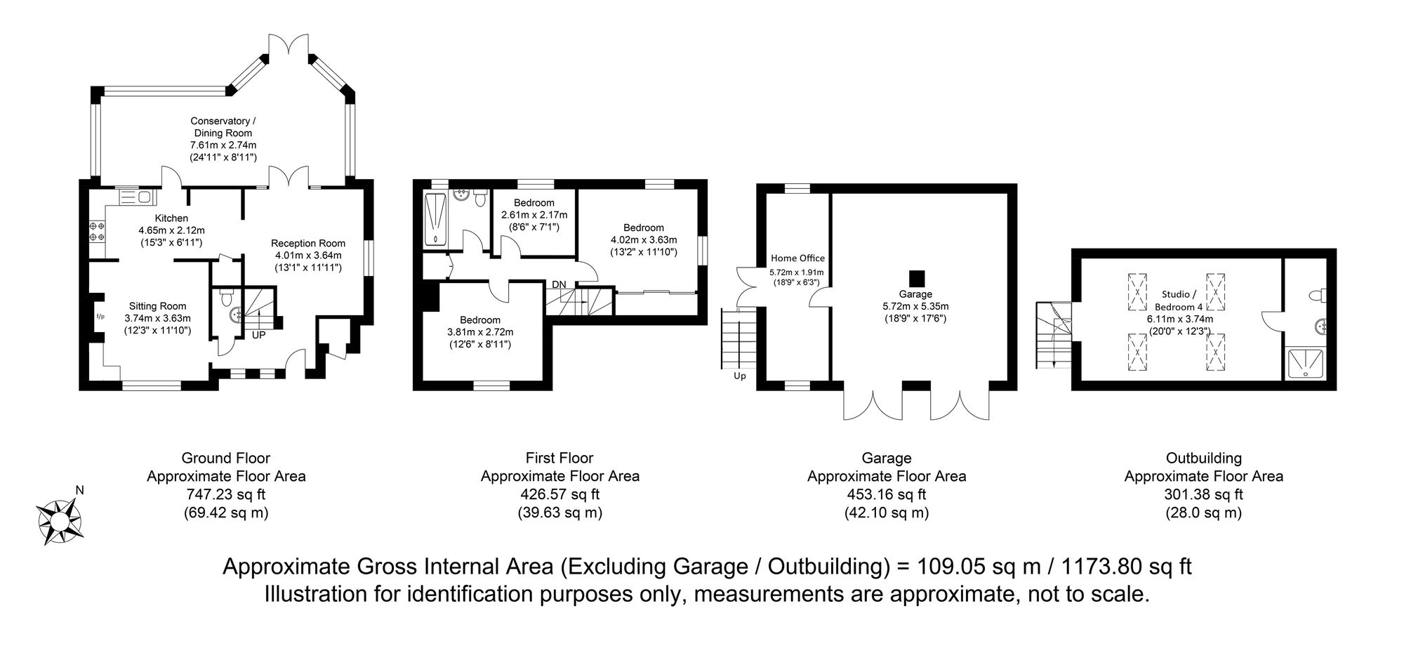 2 Upper Lodge Farm Cottages The Broyle, Lewes floorplan