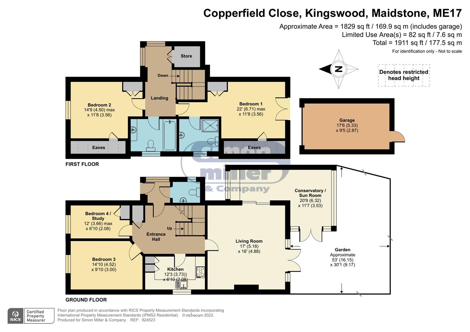 4, Copperfield Close, Kingswood floorplan