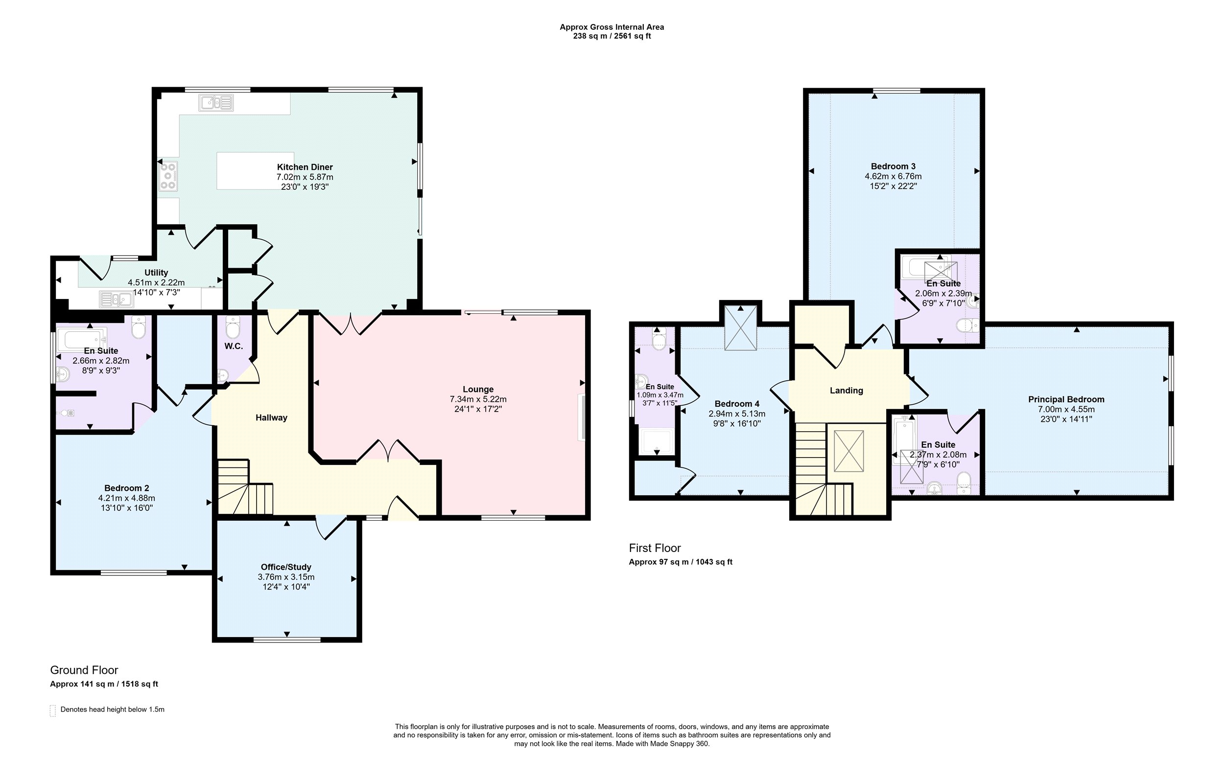 Bodwen, St. Austell floorplan