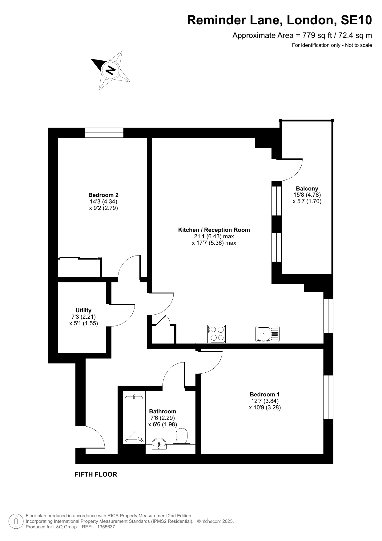 2 Reminder Lane, London floorplan
