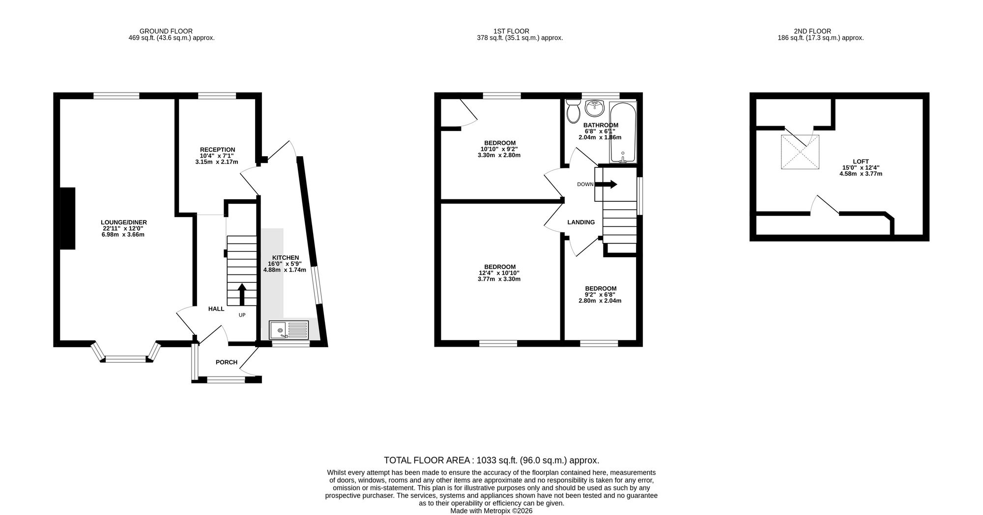 1 Gaer Park Lane, Newport floorplan