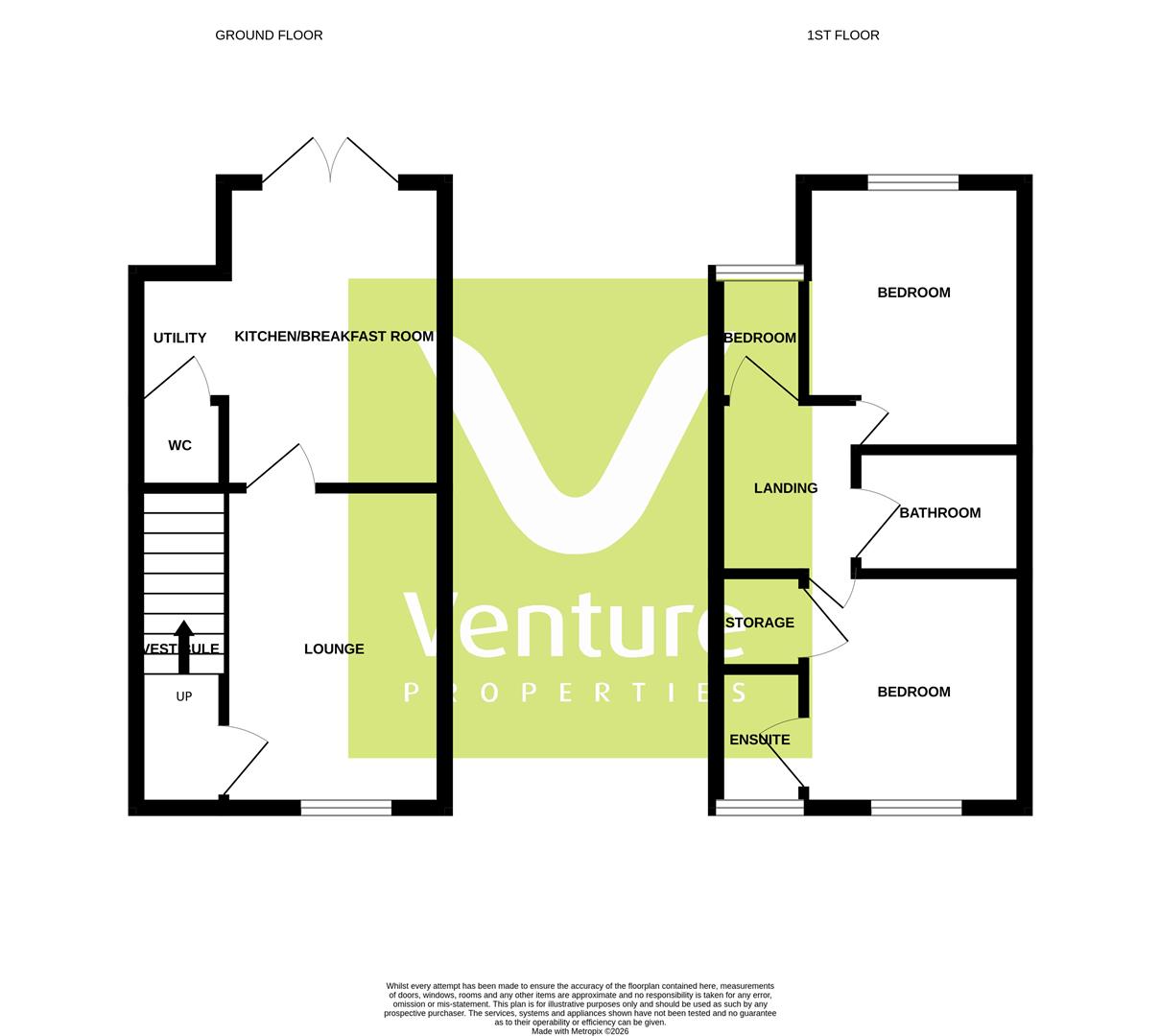 34, Willow Crescent, Chester Le Street floorplan