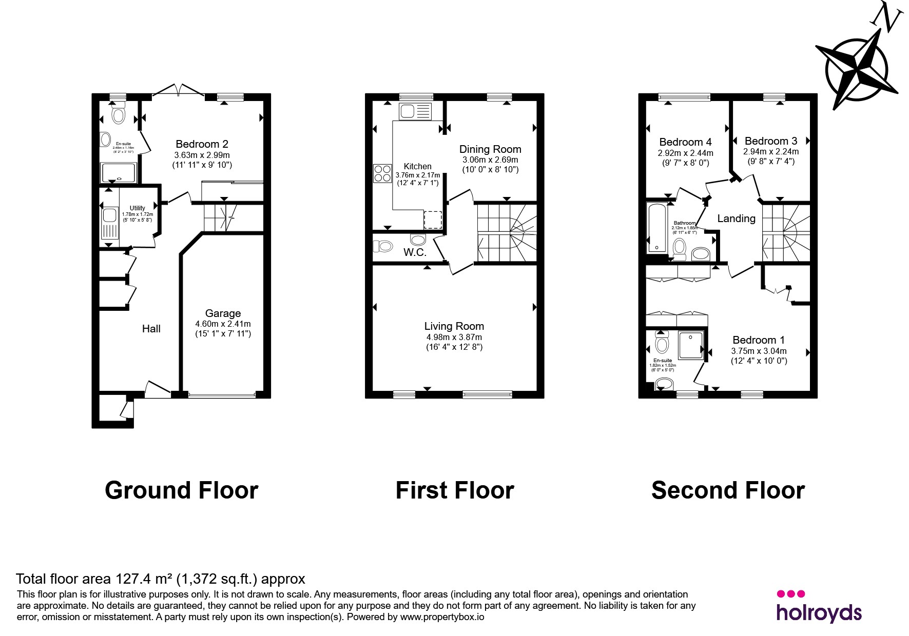 39, Myers Close, Bradford floorplan
