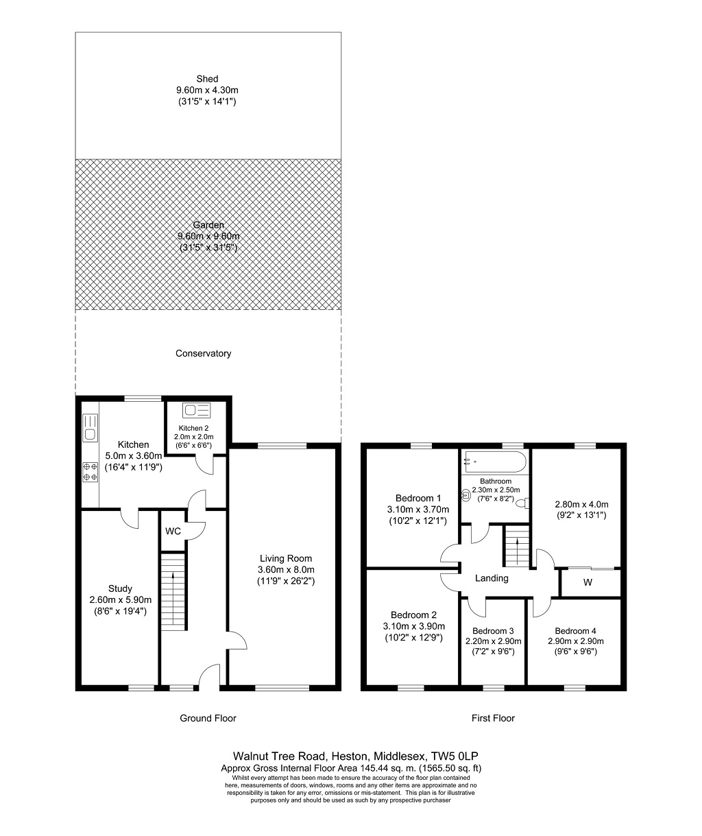 5 Bedrooms Semi-detached house for sale in Walnut Tree Road, Heston, Hounslow TW5