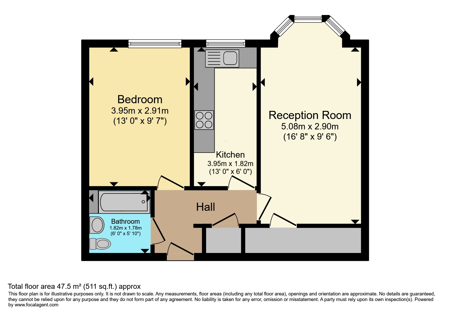 Flat 7, Braidwood House, Chipstead Avenue, Thornton Heath floorplan