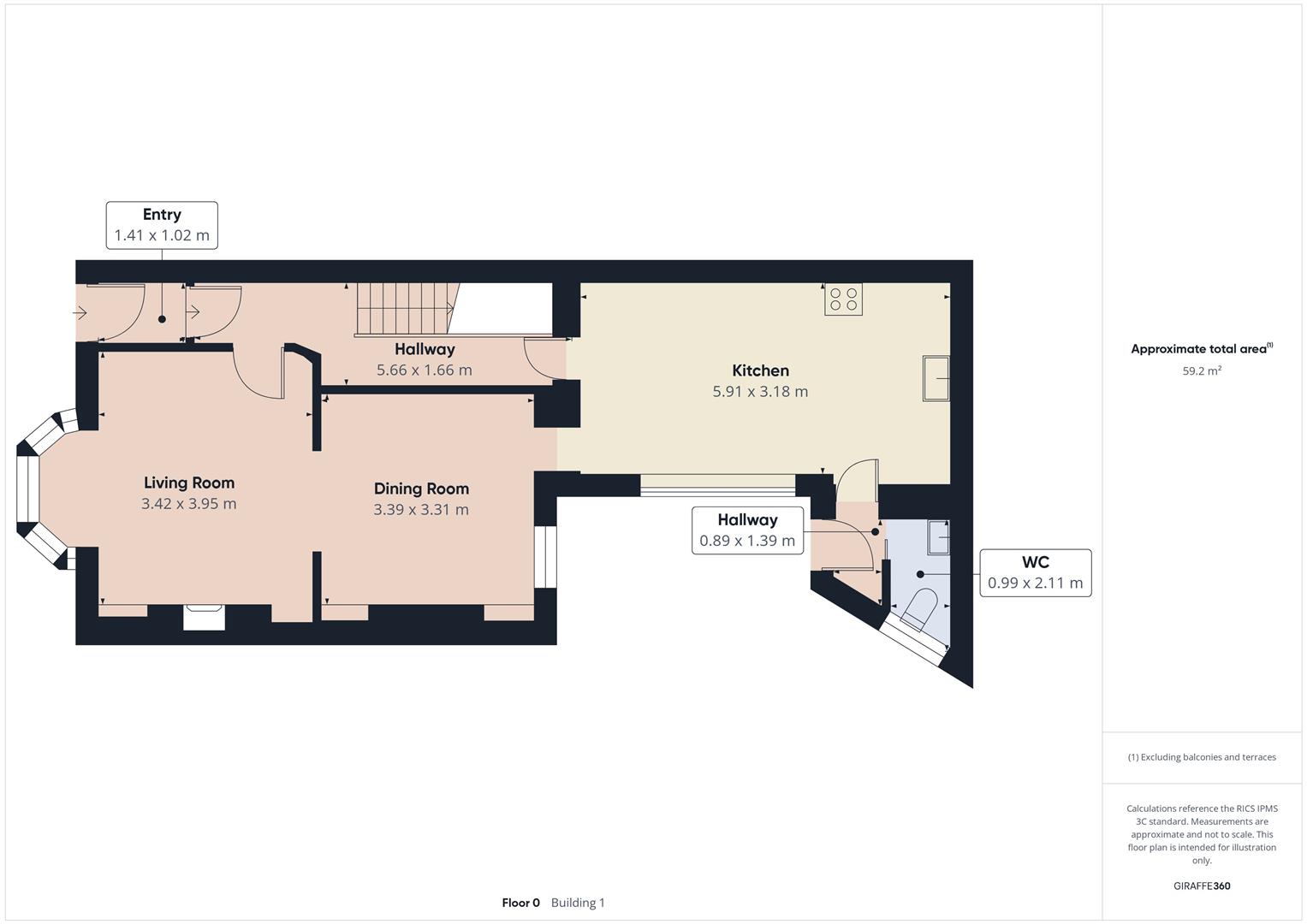 2 Dan-Y-Craig Villas, Sunnyside, Ilfracombe floorplan
