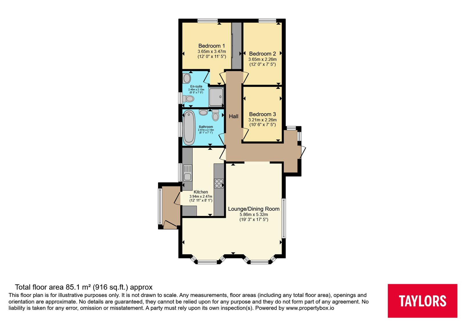 26, Three Star Park, Lower Stondon floorplan