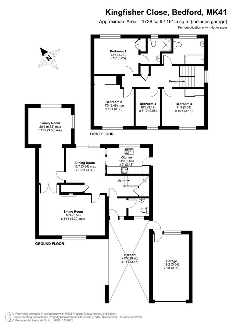 Kingfisher Close, Bedford floorplan