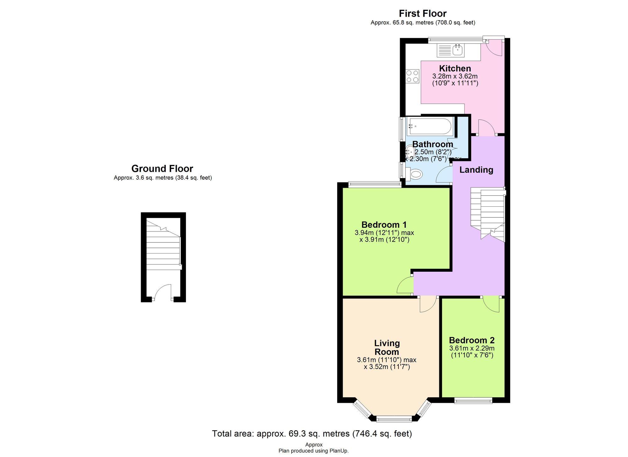 6a Warefield Road, Paignton floorplan