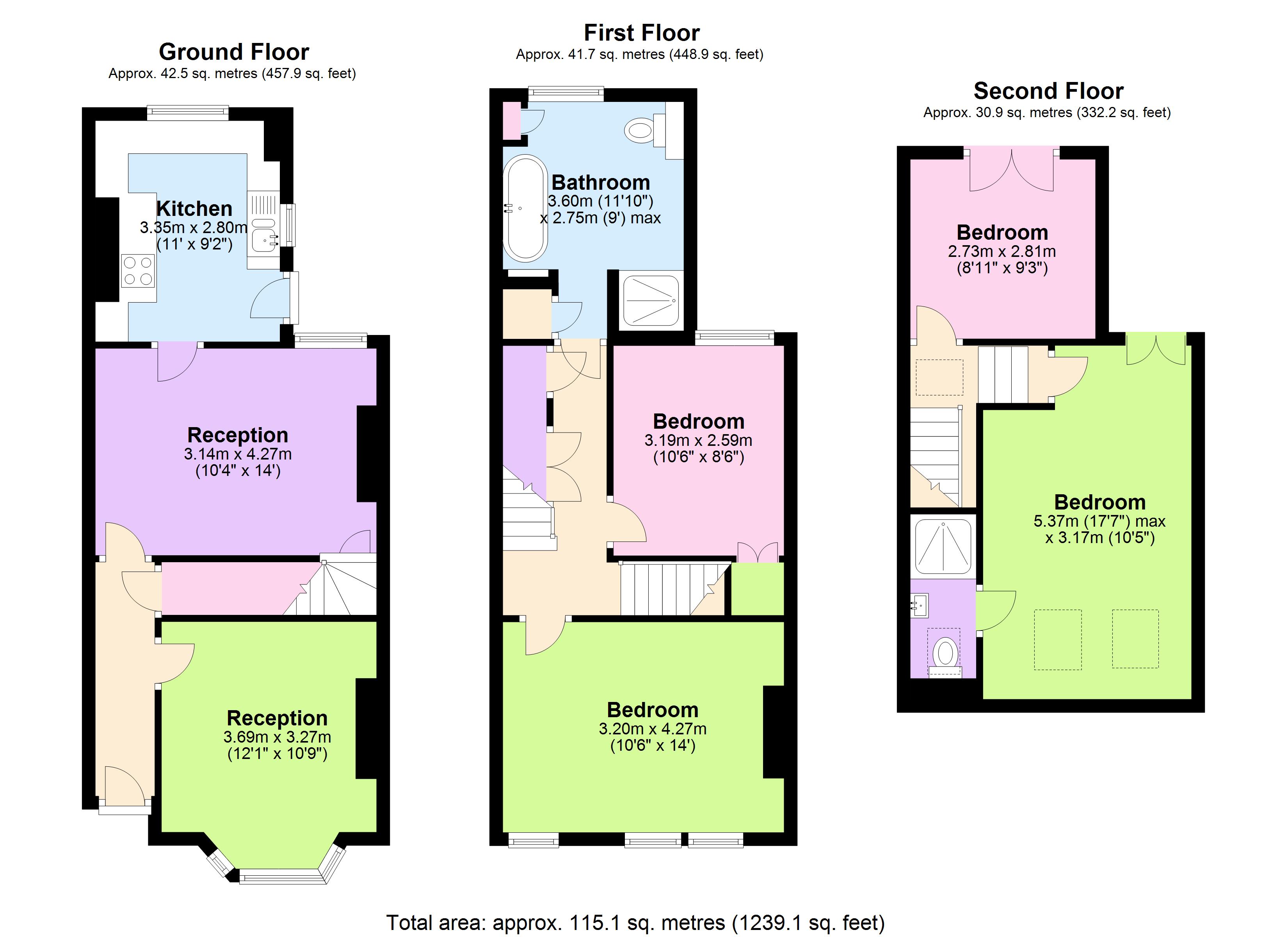 4 Bedrooms Terraced house for sale in Leahurst Road, Hither Green, London SE13