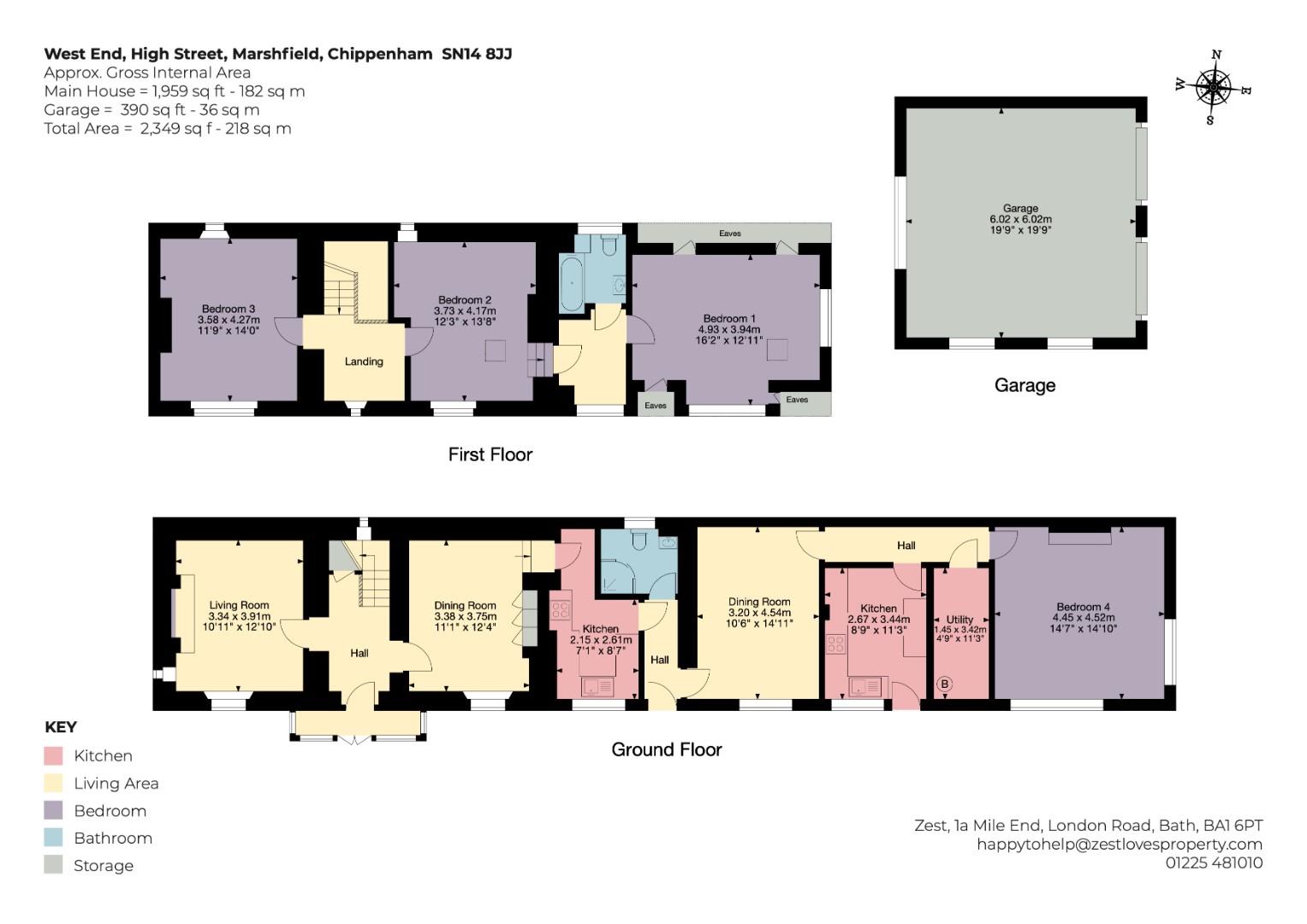 West End, High Street, Marshfield Chippenham floorplan