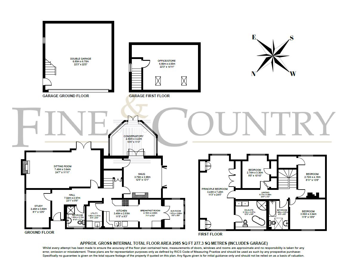 Quackers, 94, First Avenue, Chichester floorplan