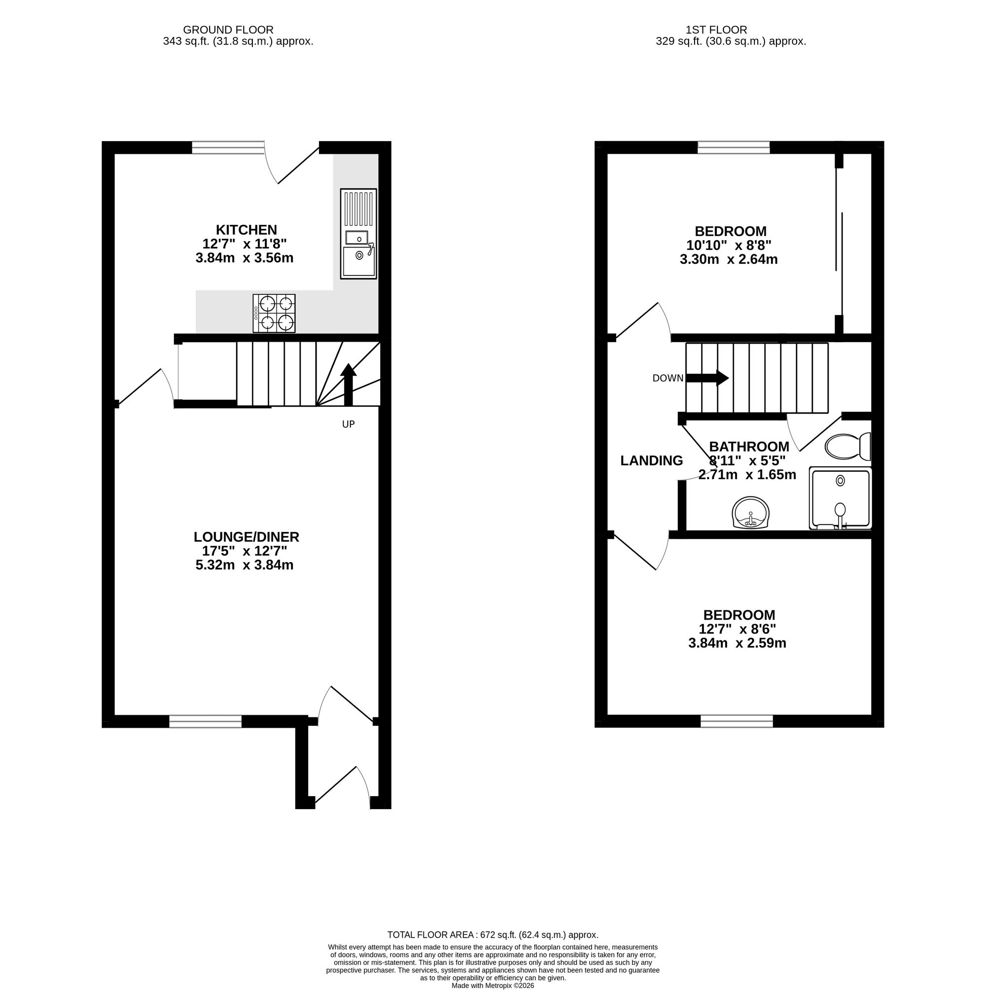 9 Pant Yr Heol Close, Cwmbran floorplan