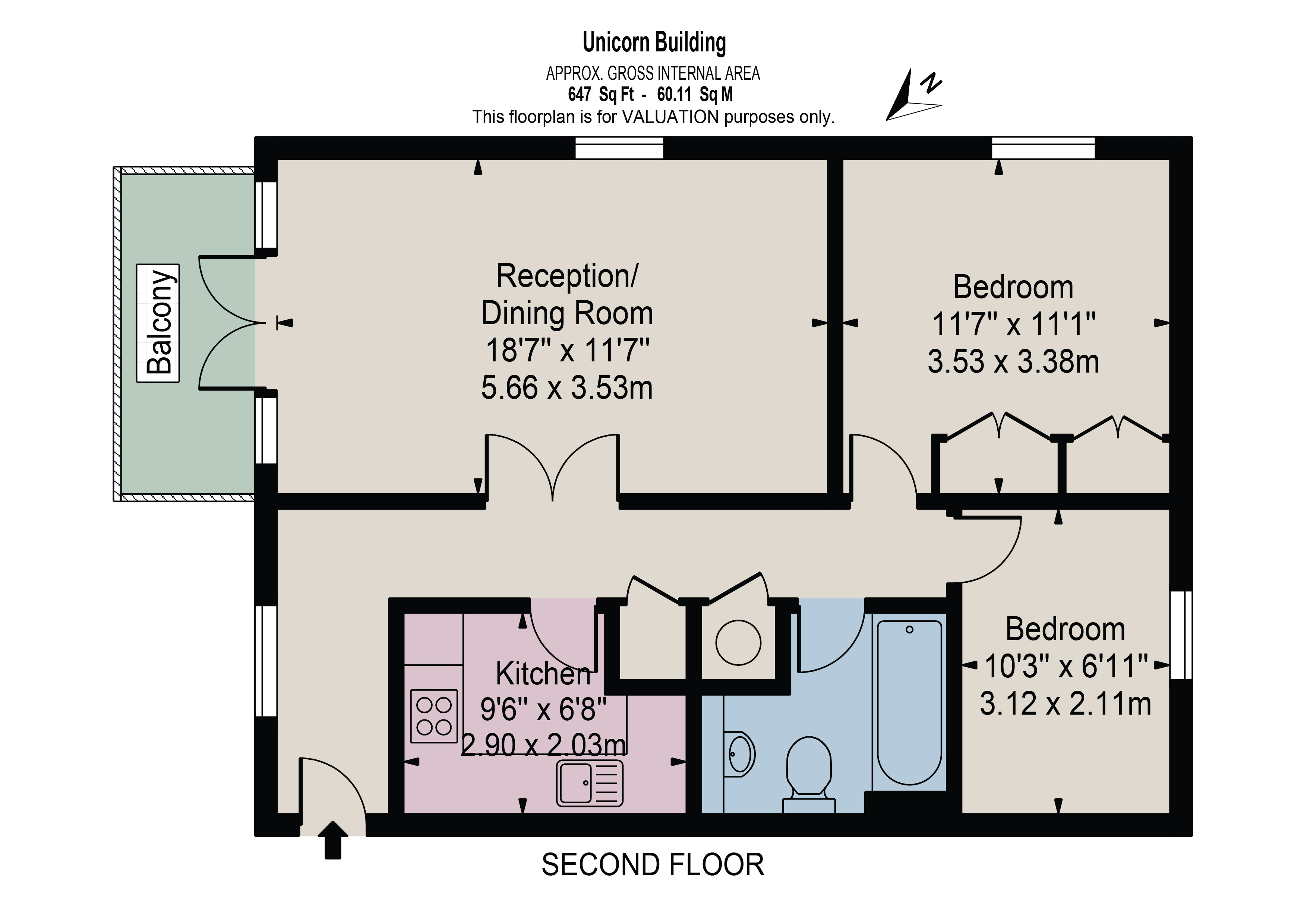 Jardine Road, London floorplan
