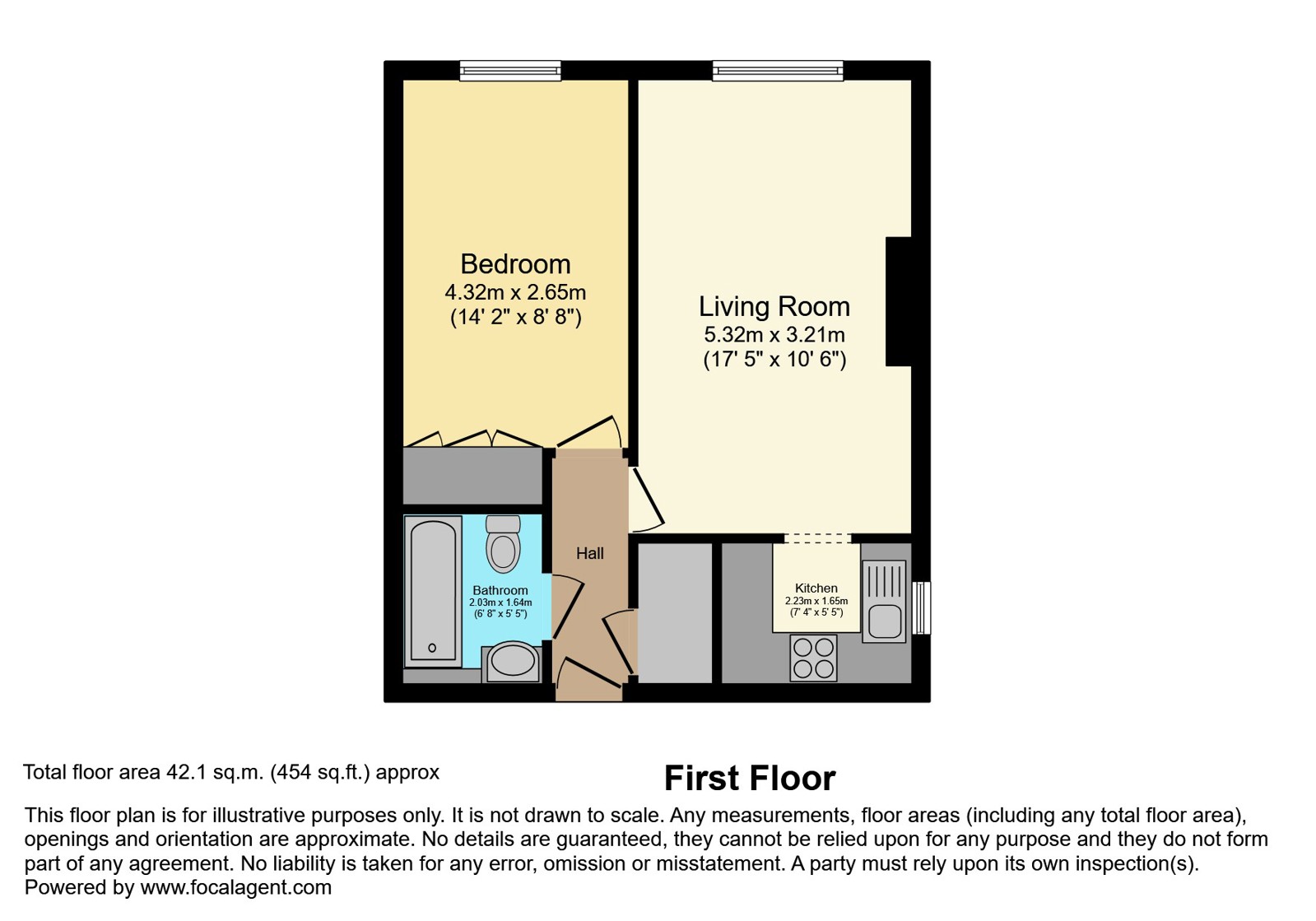 15, Roslan Court, Horley floorplan