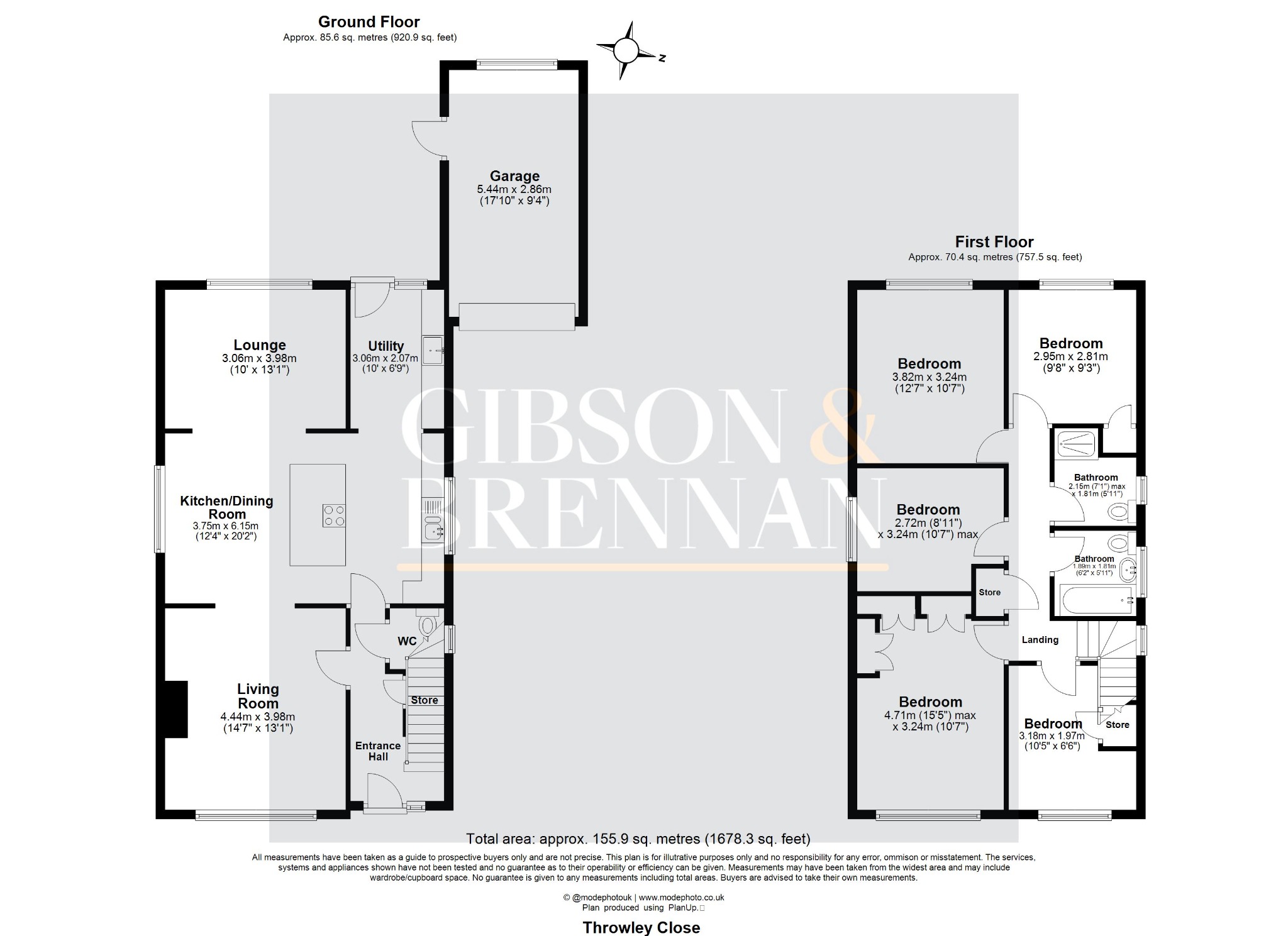 9 Throwley Close, Basildon, Essex floorplan