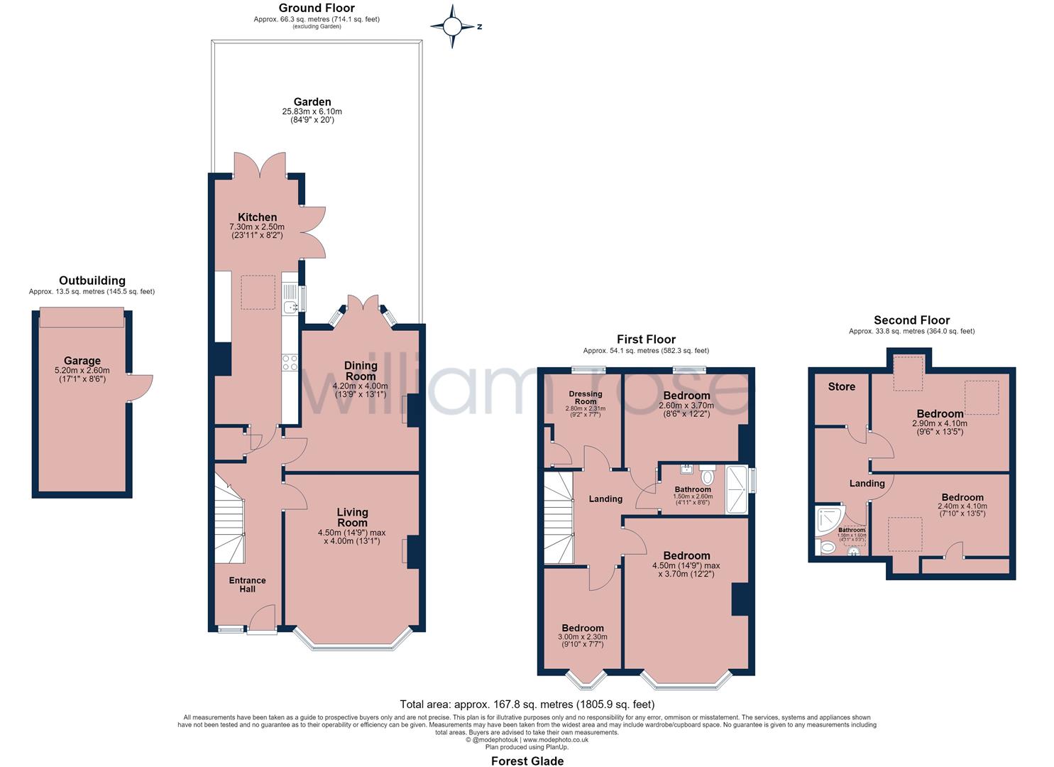 102, Forest Glade, London floorplan