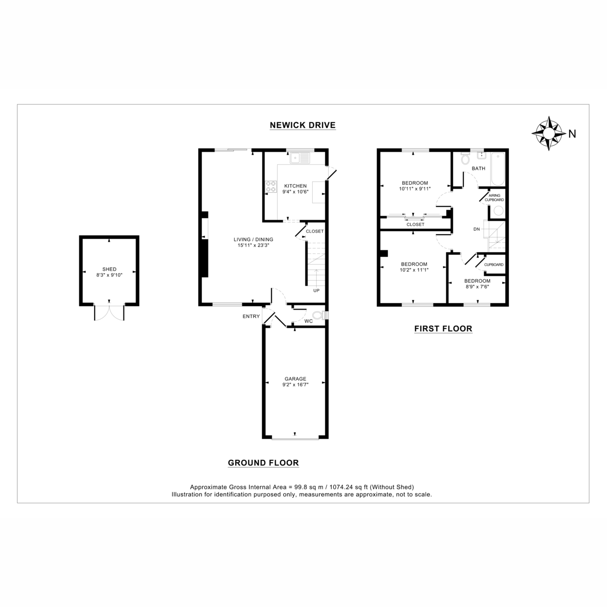 32, Newick Drive, Newick floorplan