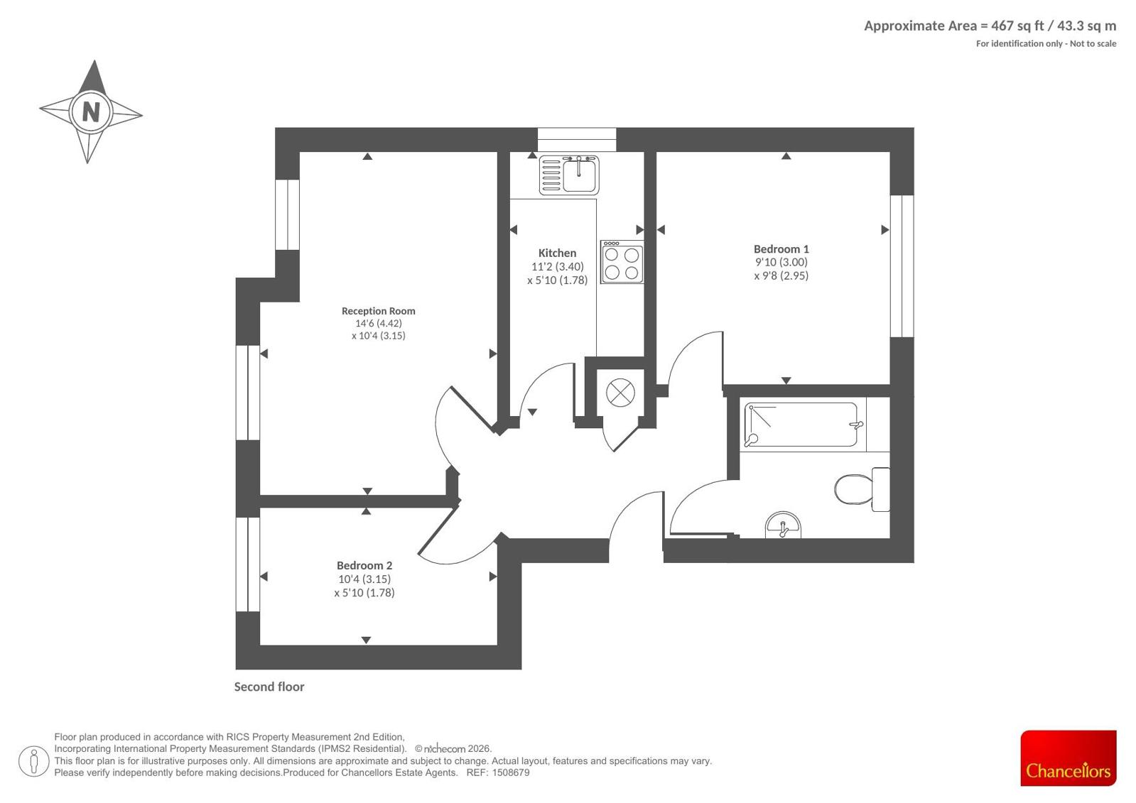 8, Sidmouth Court, Reading floorplan