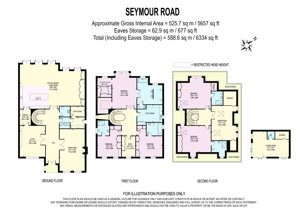 23, Seymour Road, London floorplan