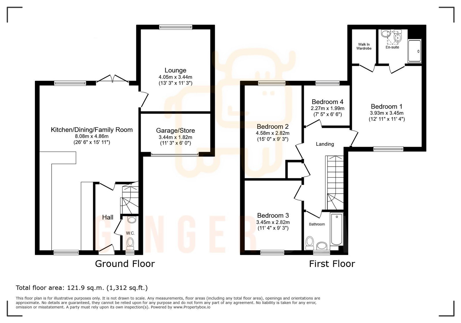 11, Partridge Place, Bedford floorplan