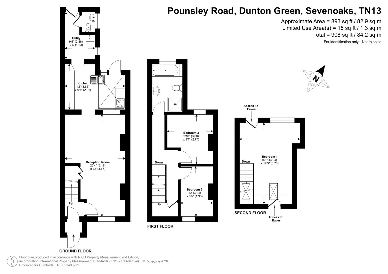 13, Pounsley Road, Sevenoaks floorplan