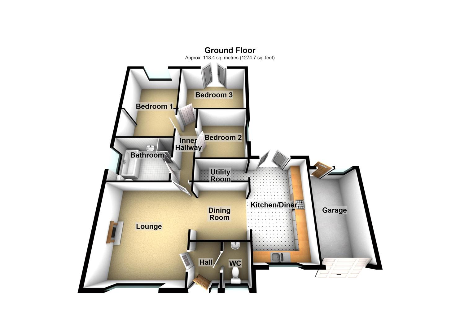 Svolvaer, 7, Laurels Avenue, Wrexham floorplan