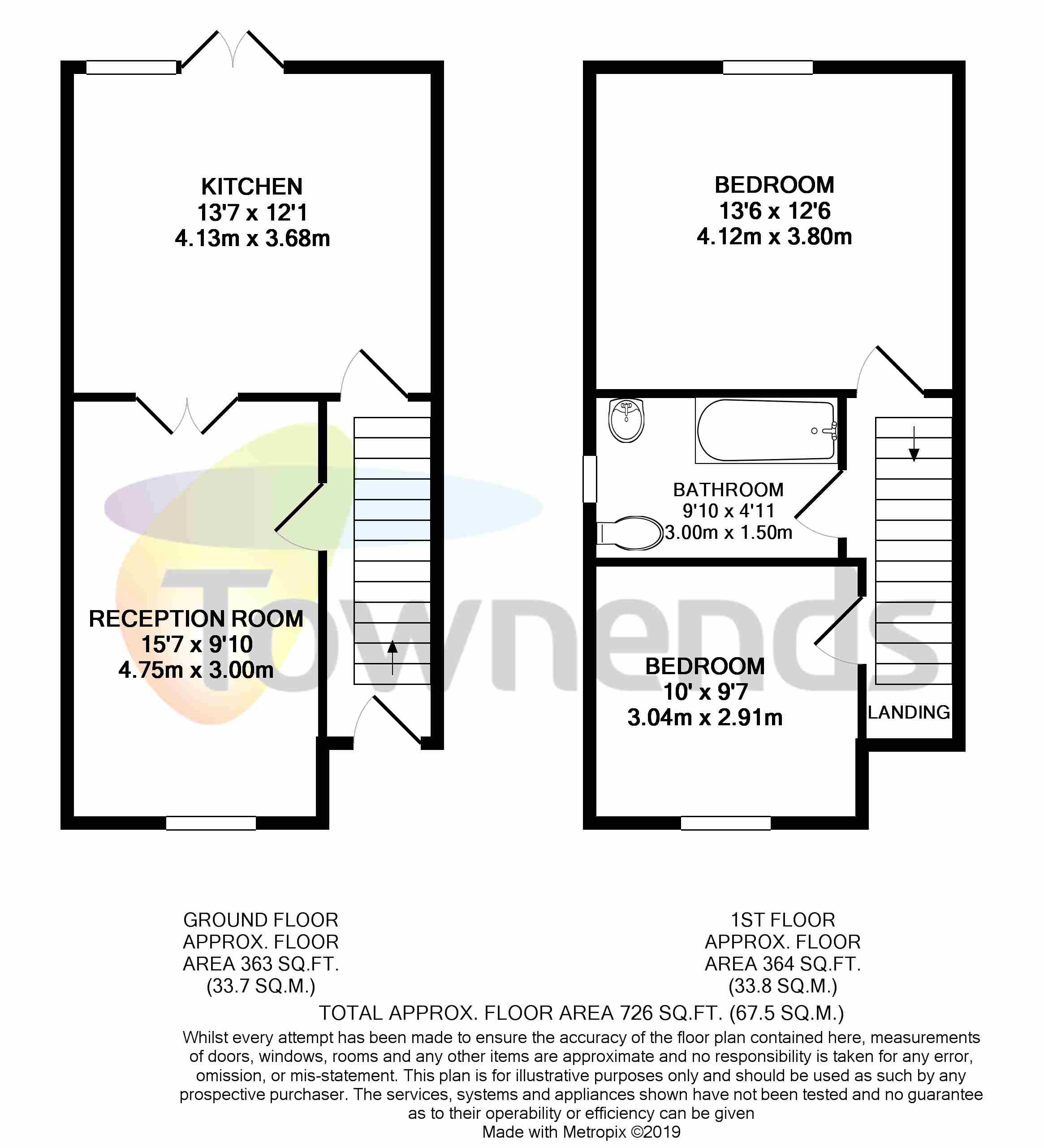 2 Bedrooms End terrace house to rent in Lavender Avenue, Mitcham CR4