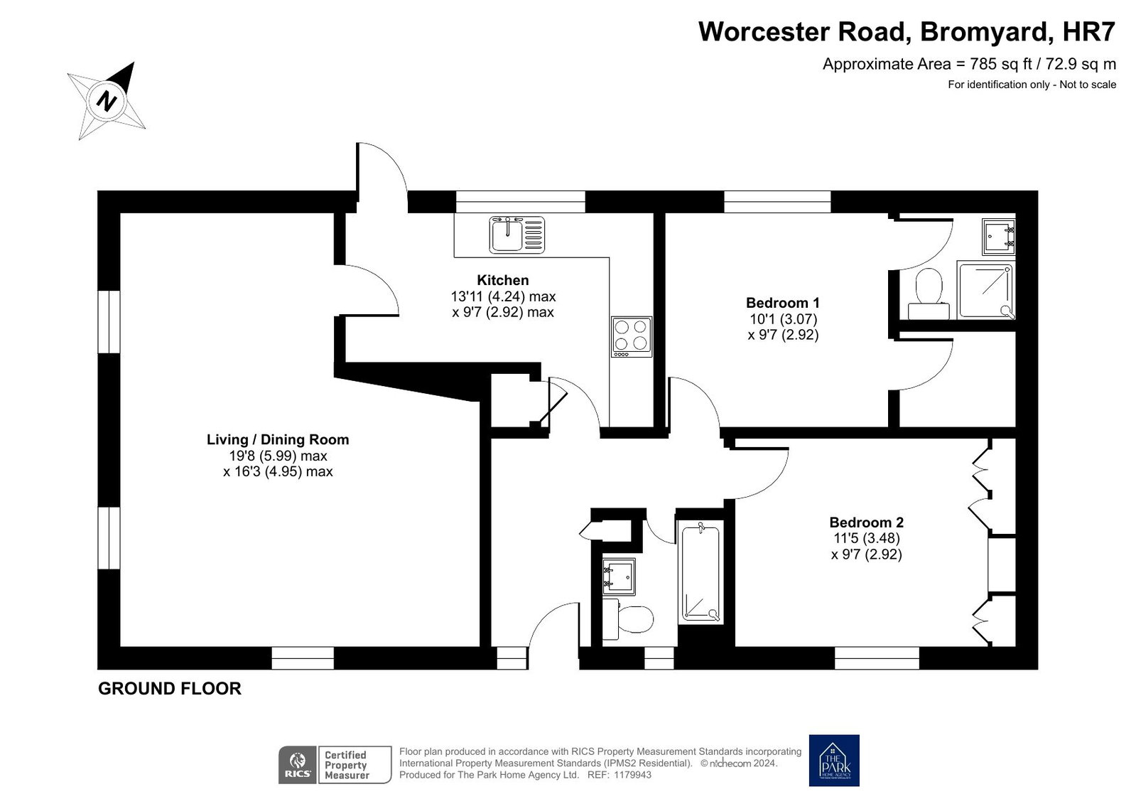 34 Linton Park, Worcester Road, Bromyard floorplan