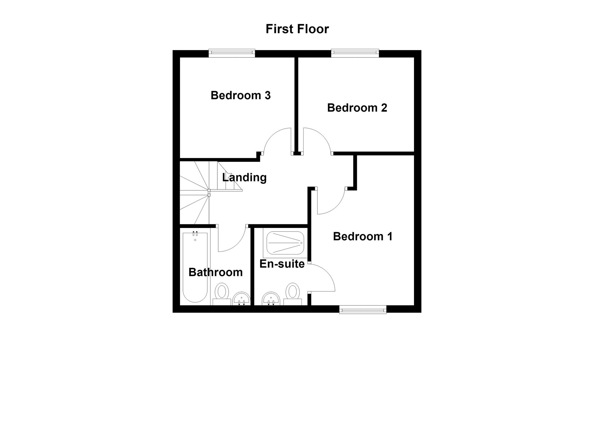 80 Rolag Crescent, Manchester floorplan