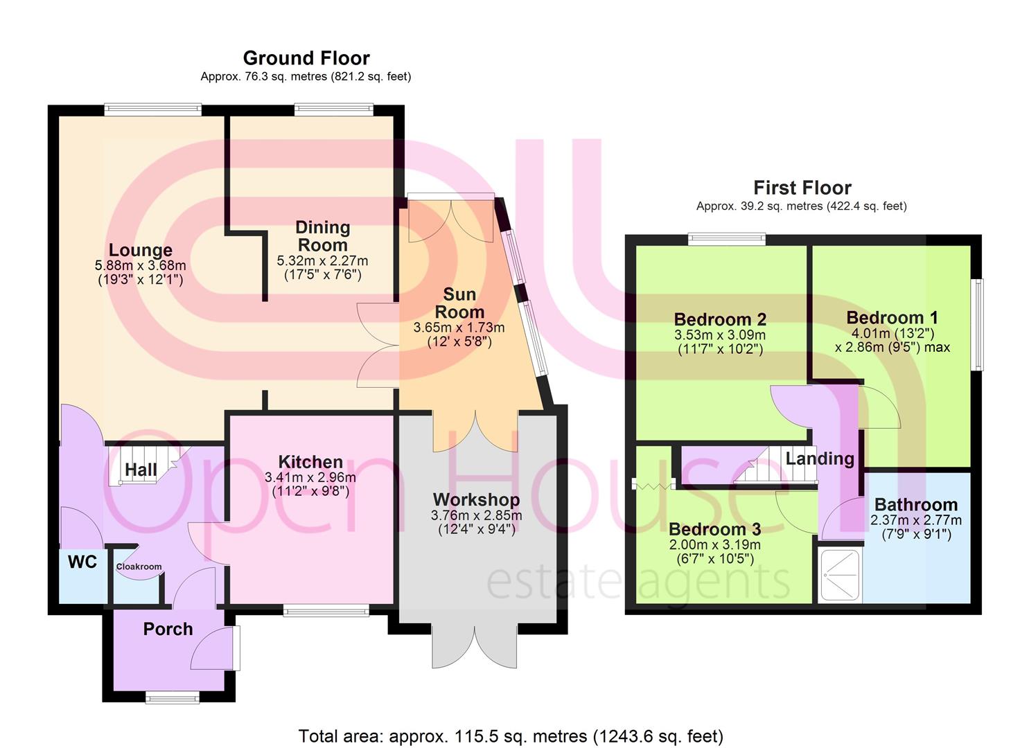 45, Beech Avenue, Bolton floorplan