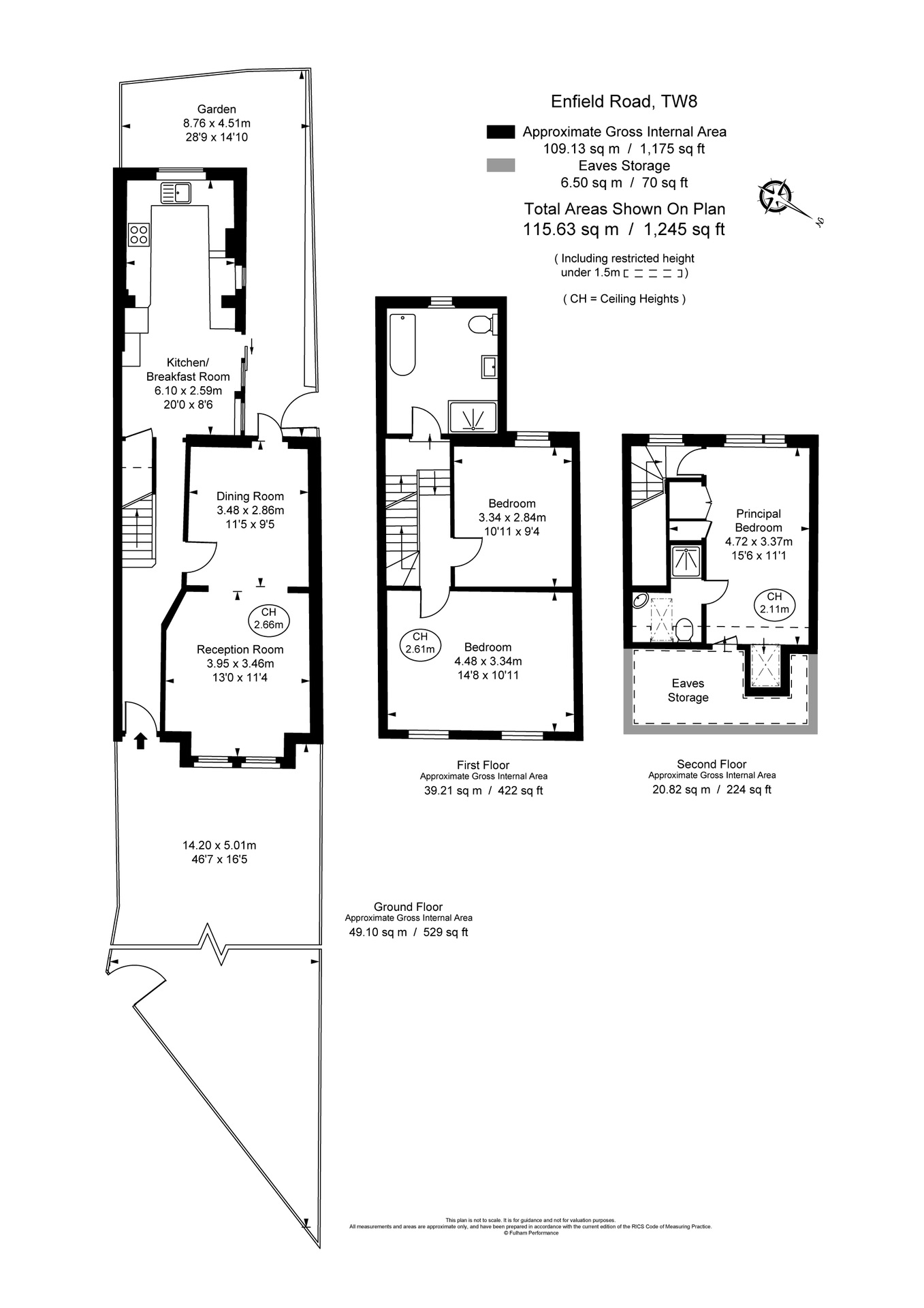 69 Enfield Road, Brentford floorplan