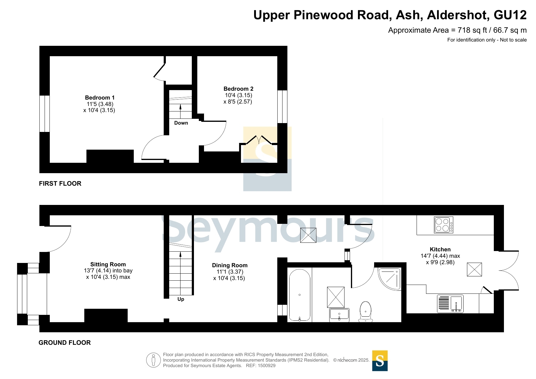 5 Gower Cottages,, Upper Pinewood Road, Aldershot floorplan