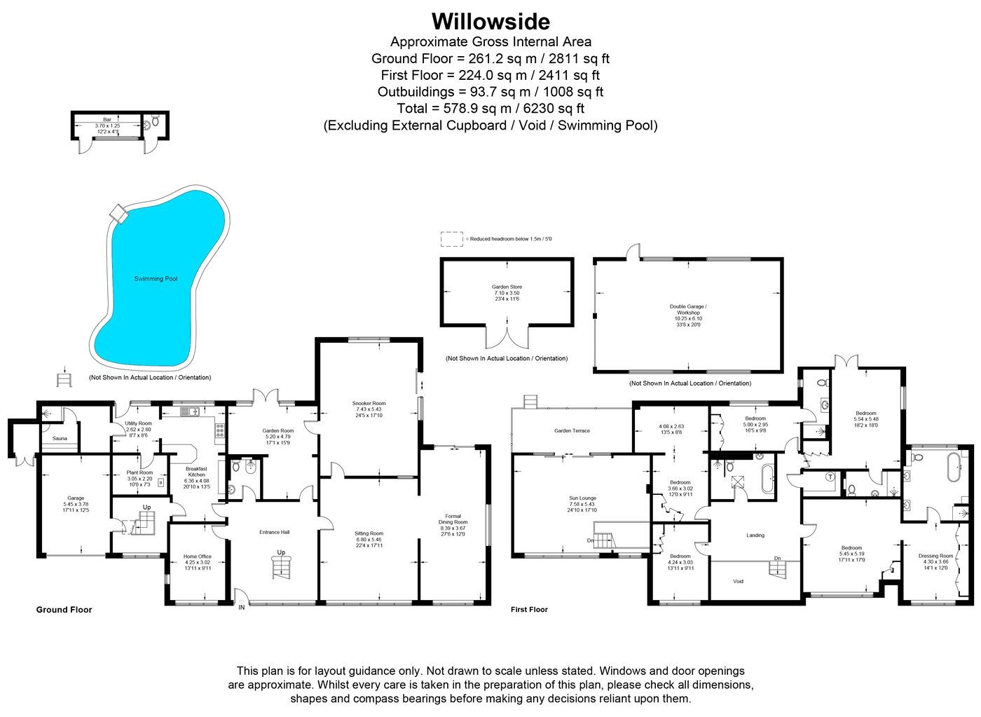 Willowside,, West Drive, Lincoln floorplan