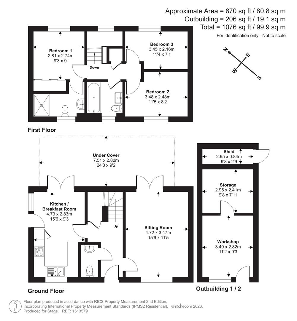 12, Woodberry Down Way, Lyme Regis floorplan