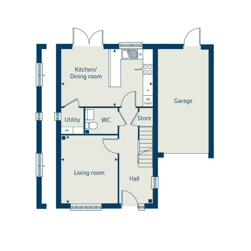 376, Dalmuir Road, Longbridge floorplan