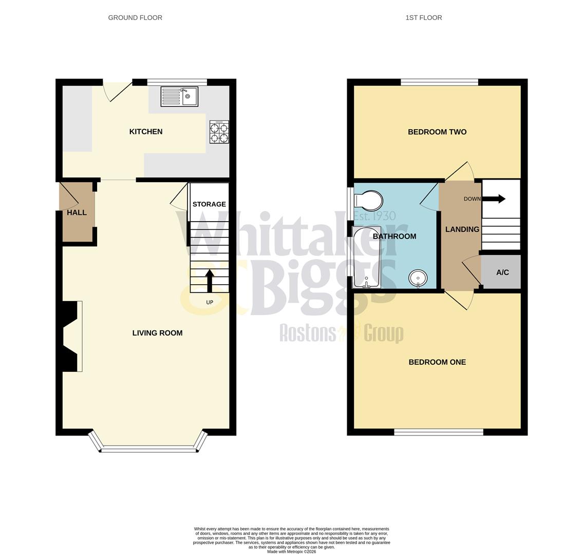 28, Rennie Crescent, Leek floorplan
