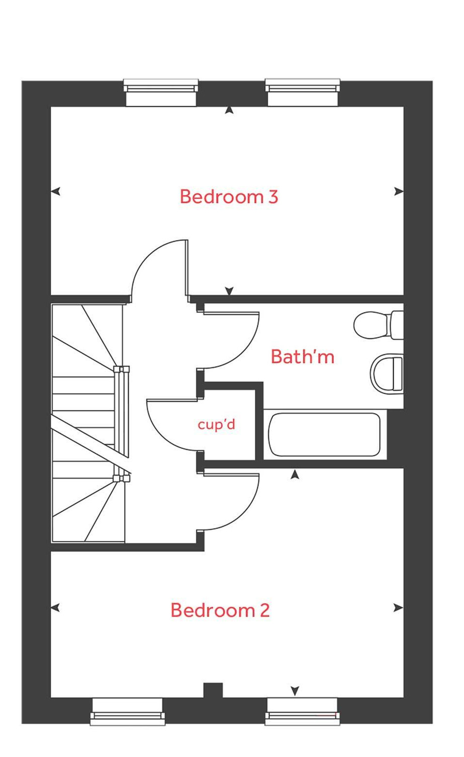 "The Summer" at Harrington Lane, Pinhoe, Exeter EX4, 3 bedroom terraced