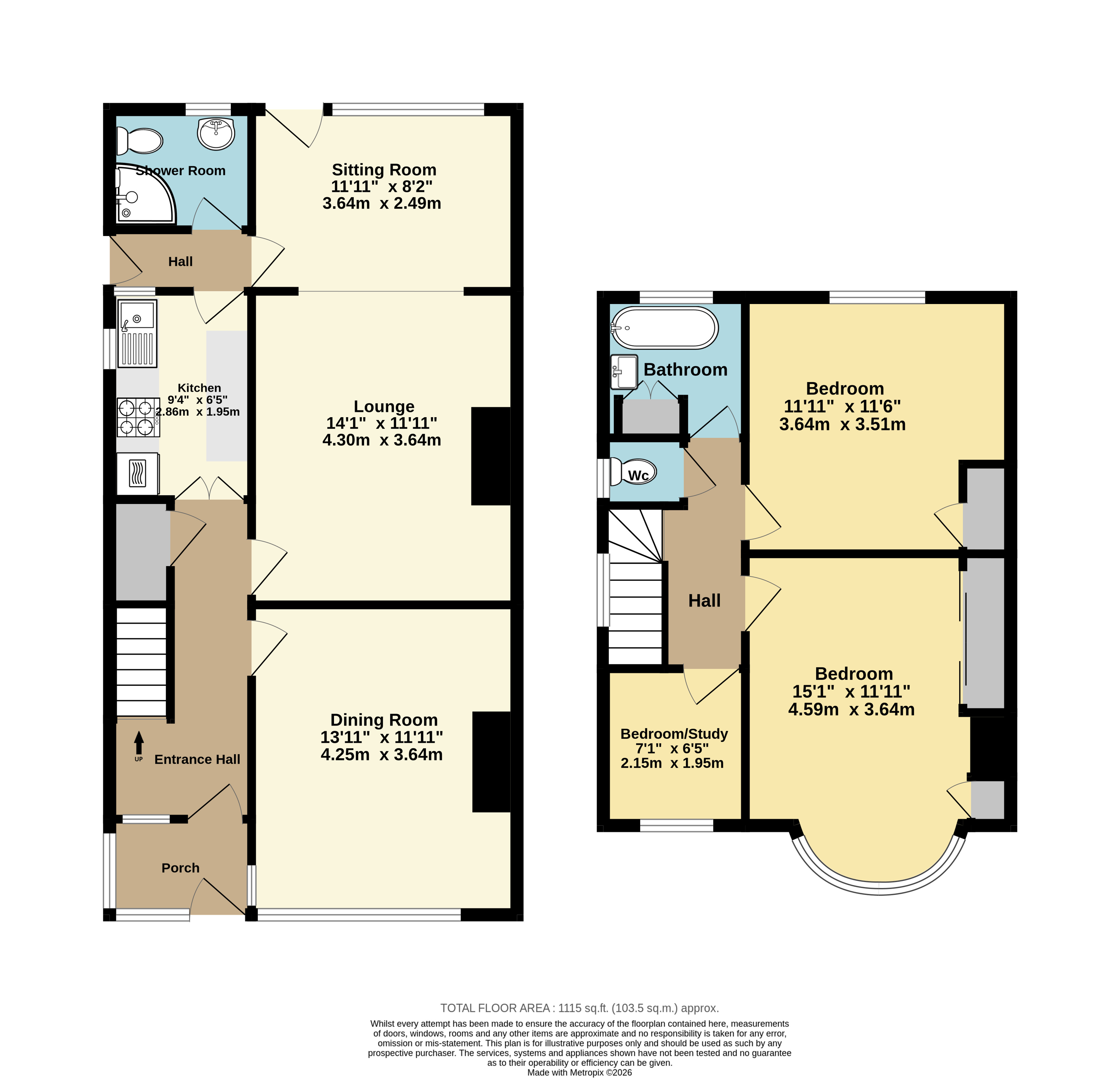 144, Spenser Road, Kent floorplan